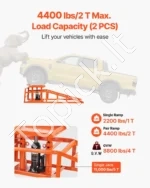 Hidraulinės automobilinės rampos (5000 kg, 270–360 mm kėlimo aukštis) - Image 4