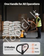 Hidraulinis palečių vežimėlis, 2,5 t keliamosios galios - Image 5