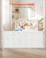 Ištraukiami apsauginiai varteliai vaikams ir naminiams gyvūnams, 870 mm x 1800 mm, pilnas komplektas - Image 4