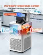Laboratorinis cirkuliacinis aušintuvas, -30 °C – 100 °C, 6 l talpos, su dviguba cirkuliacijos sistema - Image 2