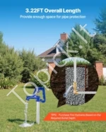 Lauko vandens kolonėlė su apsauga nuo užšalimo ( hidrantas ) (980 mm) - Image 6