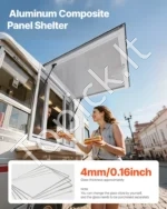 Maisto vagonėlio aptarnavimo langas, 943 x 943 x 110 mm - Image 2