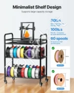 Mobilus 3 pakopų stovas 3D spausdintuvo gijų (filamentų) ritėms - Image 2