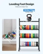 Mobilus 4 pakopų stovas 3D spausdintuvo gijų (filamentų) ritėms - Image 4