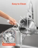 Nerūdijančio plieno puodu rinkinys, 3 dalių, su stikliniais dangčiais - Image 4