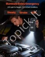 Nešiojamas automobilinis užvedimo įrenginys 1500A (12V) - Image 4