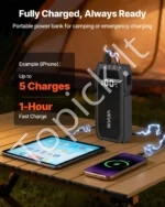 Nešiojamas automobilinis užvedimo įrenginys 1500A (12V) - Image 5