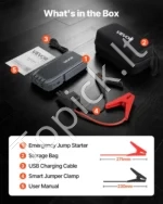 Nešiojamas automobilinis užvedimo įrenginys 1500A (12V) - Image 7