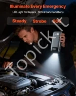 Nešiojamas automobilinis užvedimo įrenginys 6000A (12V) - Image 4