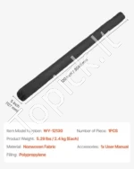 Nuosėdų filtracijos vamzdis (silt sock), 12,7 cm x 3,05 m, drenažo ir erozijos apsaugai - Image 7