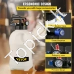 Pneumatinis transmisijos alyvos pildymo ir ištraukimo siurblys, 10 l talpa - Image 4