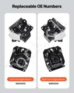 Priekinių variklio pagalvių komplektas 2 vnt. (2007–2013 m. Chevrolet Silverado 1500 5.3L V8) - Image 3