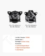 Priekinių variklio pagalvių komplektas 2 vnt. (2014–2018 m. Chevrolet Silverado 1500 5.3L V8) - Image 7