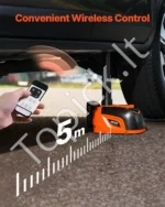 Profesionalus 5 tonų elektrinis automobilinis domkratas su nuotolinio valdymo pultu - Image 5