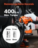 Profesionalus 5 tonų elektrinis automobilinis domkratas su nuotolinio valdymo pultu - Image 5