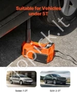 Profesionalus 5 tonų elektrinis automobilinis domkratas su priedų rinkiniu - Image 3