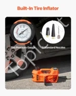 Profesionalus 5 tonų elektrinis automobilinis domkratas su priedų rinkiniu - Image 5