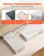 Sulankstomos daiktadėžės po lova 48L su dangčiu (2 vnt.), 805 x 405 x 155 mm - Image 2