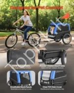 Šunų priekaba dviračiui (iki 30 kg) - Image 4