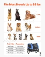 Šunų priekaba dviračiui (iki 40 kg) - Image 3