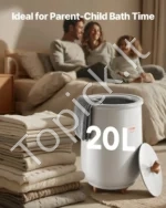Talpus 20 l rankšluosčių šildytuvas su LED apšvietimu ir laikmačiu - Image 5