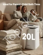 Talpus 20 l rankšluosčių šildytuvas su LED ekranu, keturiais kabliukais ir saugos užraktu - Image 5