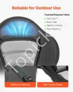 Universali kajako sėdynė su nugaros atrama, 525 x 450 x 310 mm,Juoda ir pilka - Image 6