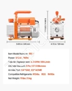 Vakuuminis siurblys oro kondicionieriams, 99 l/min (3,5 CFM) - Image 7