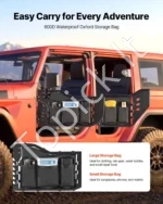 Vamzdinės durelės su daiktadėžėmis (4 vnt., suderinamos su 2018–2026 m. Wrangler JL ir Gladiator JT) - Image 4