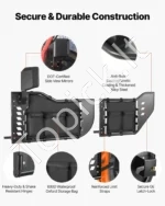 Vamzdinės durelės su daiktadėžėmis (4 vnt., suderinamos su 2018–2026 m. Wrangler JL ir Gladiator JT) - Image 5