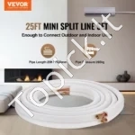 Vario vamzdžių rinkinys oro kondicionieriams ir šilumos siurbliams, 7620 mm, 9,53 mm / 15,875 mm - Image 2