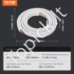 Vario vamzdžių rinkinys oro kondicionieriams ir šilumos siurbliams, 7620 mm, 9,53 mm / 15,875 mm - Image 7
