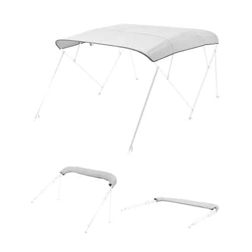 de2F4GCYZYP96919R6420V02Fgoods_img-v22Fboat-awning-m100-1.2.jpg Atsarginis 4 lankų bimini stogo audinys valčiai, 244 cm ilgio, šviesiai pilkas - Image 1