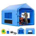 Pripučiama dažymo kamera 4 x 3 x 2,8 m – patikima ir erdvi darbo zona