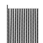 Vienasluoksnės privatumo juostos tinklinei tvorai su apatiniu fiksavimu (1740 x 31,7 mm, 82 vnt.)