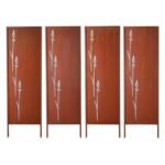 Metalinė lauko privatumo sienelė 50 x 160 cm – elegantiška sodo pertvara
