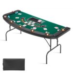 1828,8 mm sulankstomas pokerio stalas 7 žaidėjams