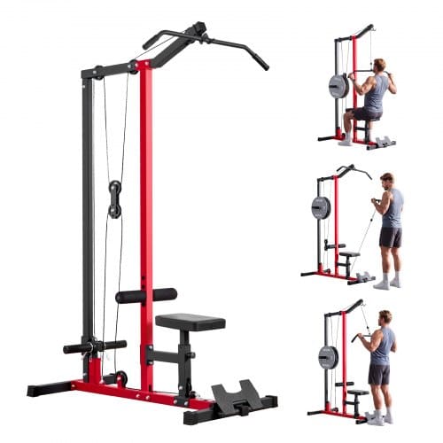 de2FEHYXLJLDSGLPGHTTT001V02Fgoods_img-v12Flat-pull-down-machine-m100-1.2.jpg 2-in-1 Lat traukos ir irklavimo treniruoklis, 227 kg apkrova - Image 1