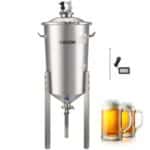 Nerūdijančio plieno koninis fermentacijos indas alui gaminti, 30 l