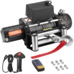 Elektrinė gervė 4500 kg, 12V visureigiams ir priekaboms, 8,3 mm x 19,8 m plieninis trosas, IP55