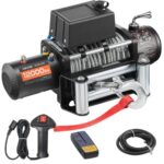Elektrinė gervė 5400 kg, 12V visureigiams ir priekaboms, 9,1 mm x 26 m plieninis trosas