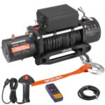 Elektrinė gervė 6100 kg, 12V visureigiams su sintetiniu trosu, 9,5 mm x 26 m, IP55