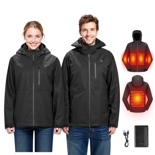 de2FJRRQCFYNKXLML8SZB001V92Fgoods_img-v12Fheated-jacket-m100-1.2.jpg Vyriška šildoma „Soft Shell“ striukė, XL dydis, 5 kaitinimo zonos, vėjui ir drėgmei atspari - Image 1
