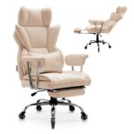 Klasikinė ergonomiška vadovo kėdė (780 x 850 x 1250–1320 mm) – elegantiškas komfortas jūsų darbo vietai
