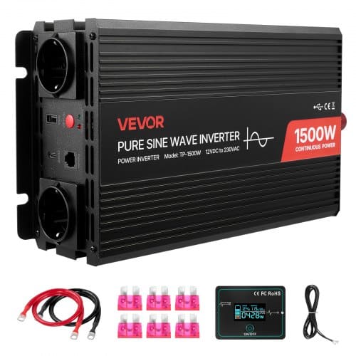 de2FLCDPYKCZXNBQKRP6L001V22Fgoods_img-v12Fpower-inverter-uk-m100-1.2.jpg Grynosios sinusoidės inverteris 1500W (12V DC į 230V AC) - Image 1