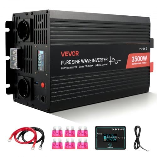 de2FLCDPYKCZXNBQVX0FT001V22Fgoods_img-v12Fpower-inverter-m100-1.2.jpg Grynosios sinusoidės inverteris 3500W (12V DC į 230V AC) - Image 1