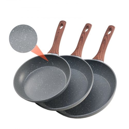 de2FLCGSJTMFSTC9SVAUG001V02Fgoods_img-v22Fskillet-set-m100-1.2.jpg Trijų dalių nepridegančių aliuminio keptuvių rinkinys (250, 280, 325 mm) - Image 1