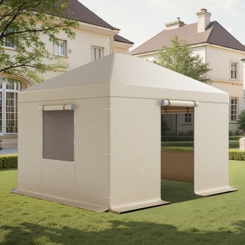 de2FLTDJTHZDDK10V0S6W002V02Fgoods_img-v32Fwinter-gazebo-cover-m100-1.2.jpg Stogo tentas 3,6 x 6 m, smėlio spalvos - Image 1