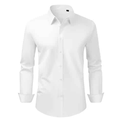 de2FNKCSBLM00000D6RBV001V02Fgoods_img-v22Fbutton-up-shirts-m100-1.2.jpg Vyriški balti ilgarankoviai marškiniai (dydis L, 79 cm nugaros ilgis) - Image 1