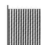 Dvigubos sienelės privatumo juostos segmentinei tvorai 174 cm x 2,77 cm x 0,78 cm, 82 vnt.